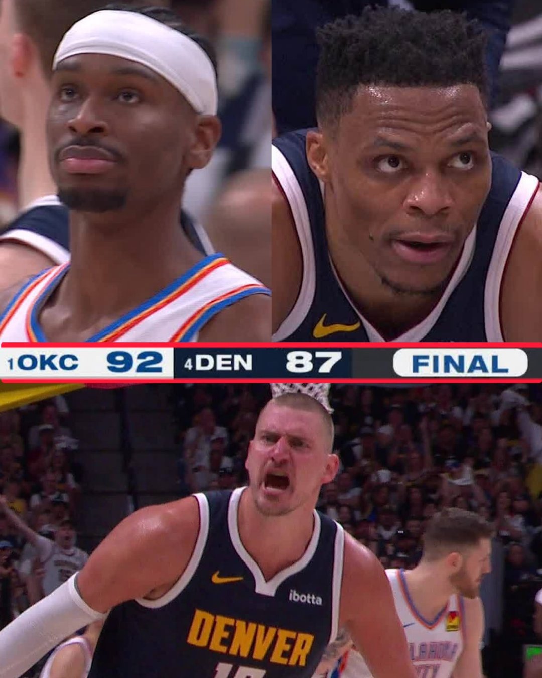 掘金爆冷76人，波特绝境逆转